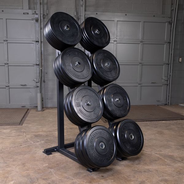 Body-Solid High Capacity Olympic Plate Rack | Fitness Experience