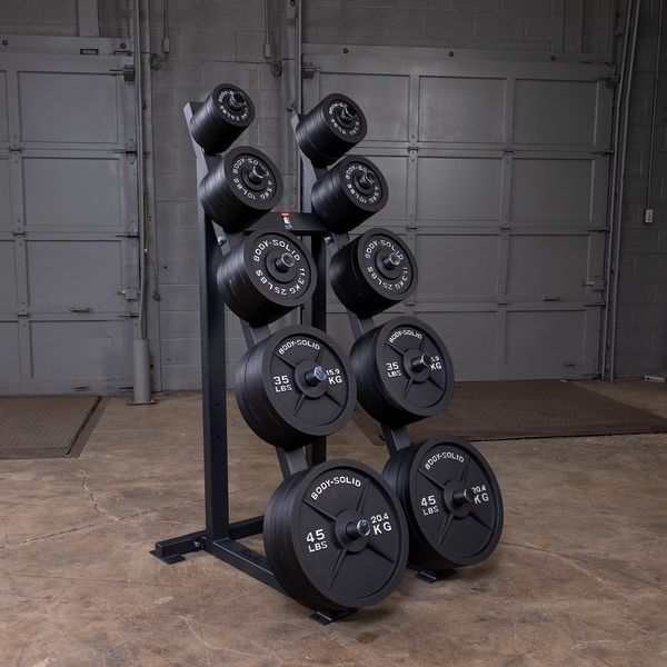BODY SOLID プレートラック Bodysolid High Capacity Olympic Plate Rack | Fitness Experience