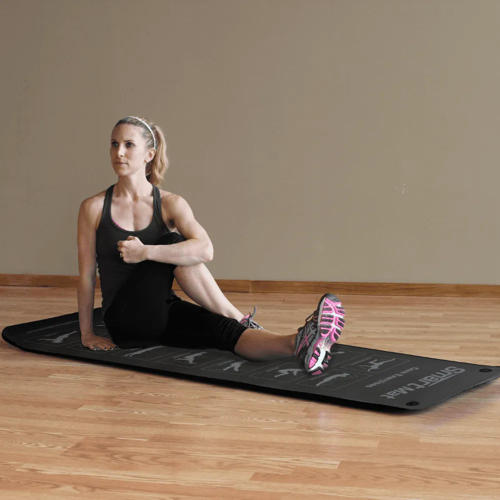 Prism Fitness Studio Line Self-Guided Exercise Mat view in use | Fitness Experience