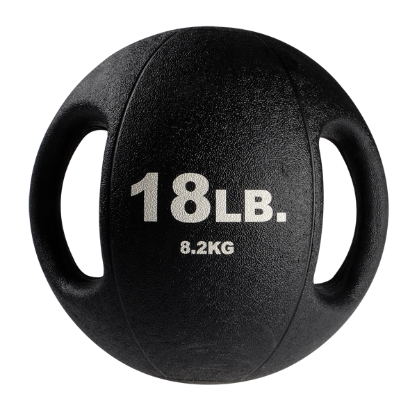 Bodysolid Dual Grip Medicine Ball- 18lb | Fitness Experience