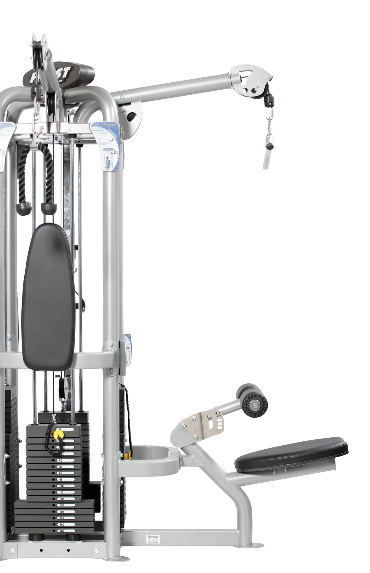 DUAL PULLEY LAT STATION