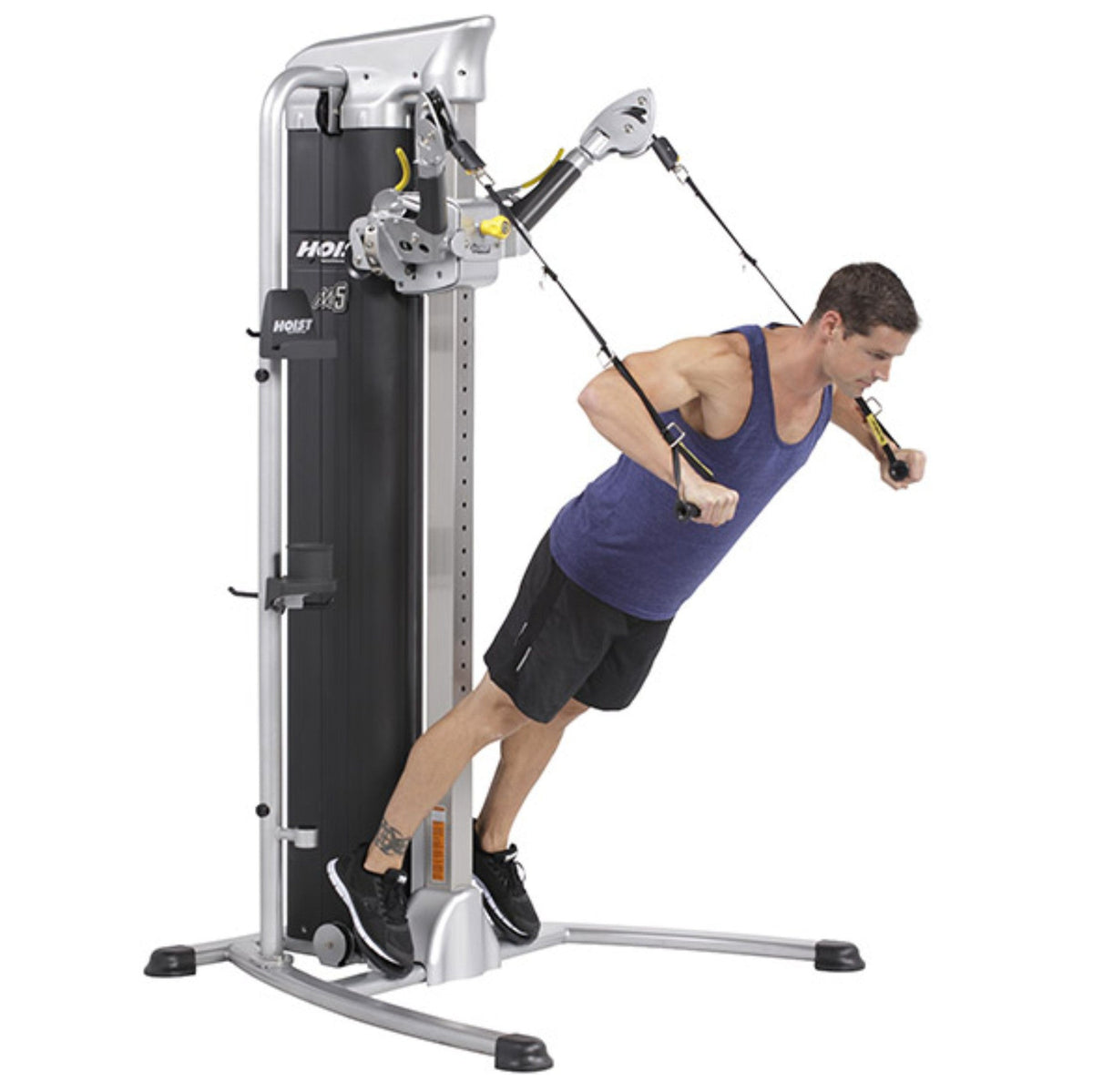 Hoist Fitness Mi5 Functional Trainer System view with attachments | Fitness Experience