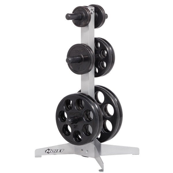 Hoist Fitness HF-5444 Olympic Weight Tree with weight plates | Fitness Experience