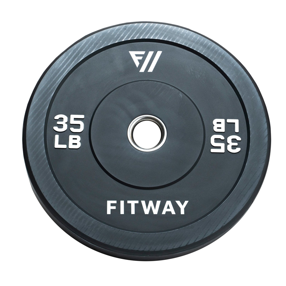 Fitway 35lb Olympic Rubber Bumper Plate | Fitness Experience