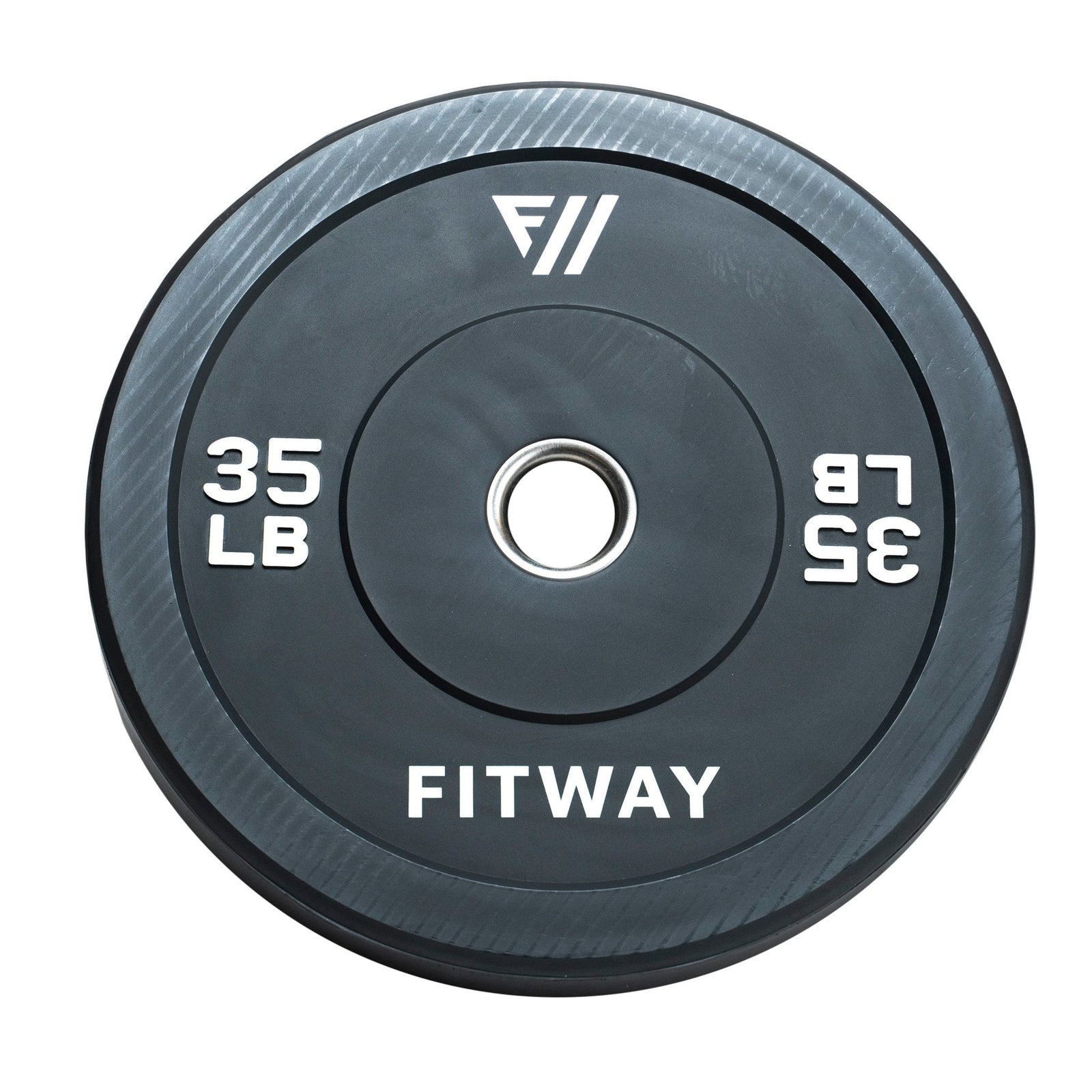Fitway 35lb Olympic Rubber Bumper Plate | Fitness Experience