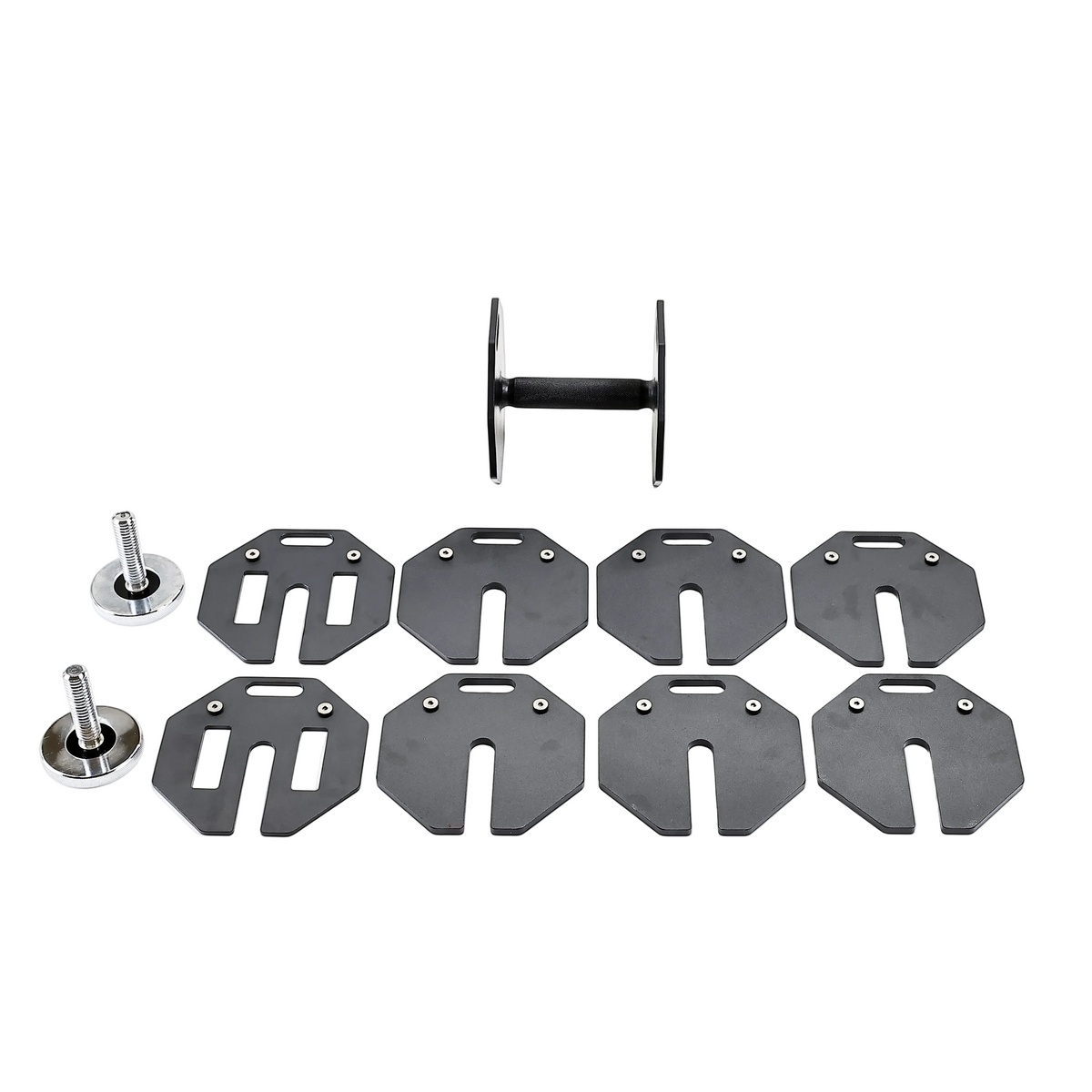 FITWAY 50lb Adjustable Dumbbell Pair