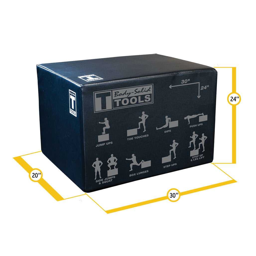 BodySolid Soft Sided 3 in 1 Plyo Box