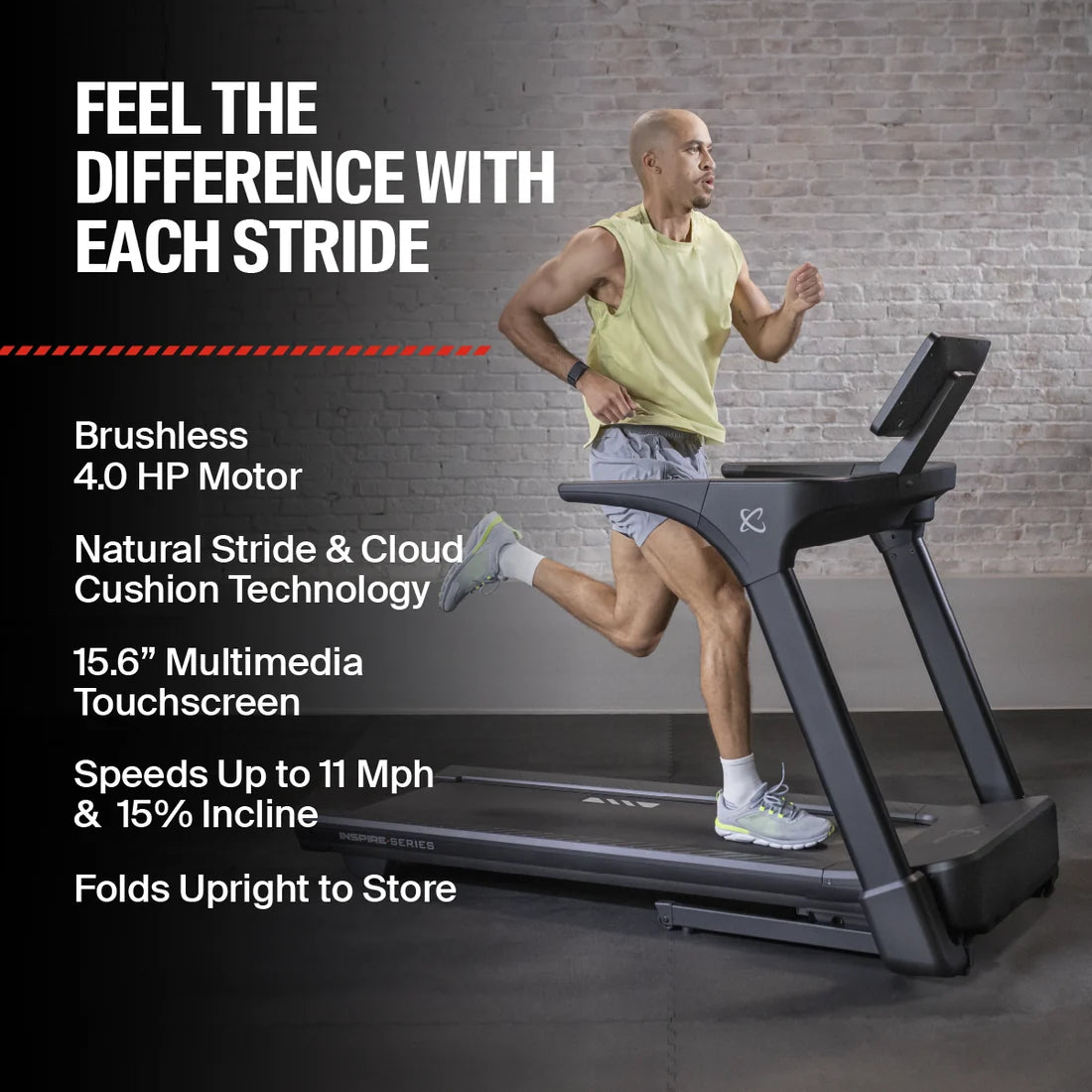 Inspire Series T5S Treadmill - 15.6" Touchscreen