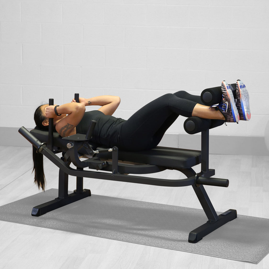 BodySolid GAB100 Horizontal Ab Crunch Machine