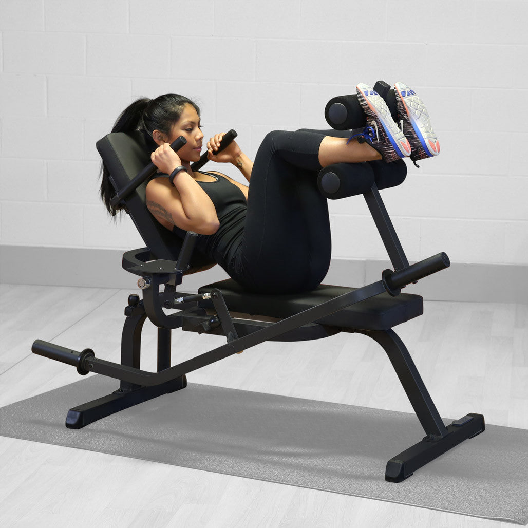 BodySolid GAB100 Horizontal Ab Crunch Machine