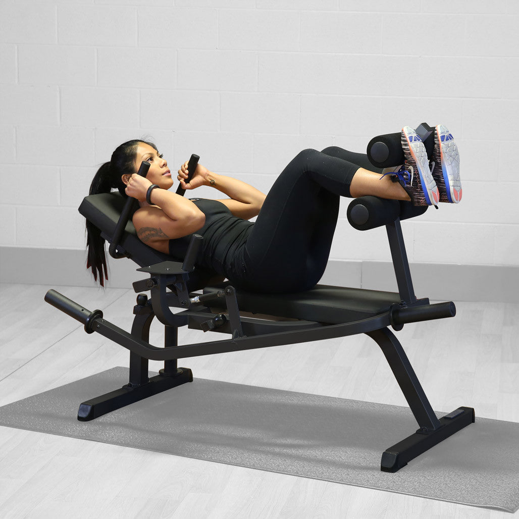 BodySolid GAB100 Horizontal Ab Crunch Machine