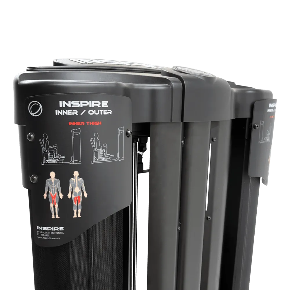 Inspire Fitness Commercial Inner/Outer Thigh exercise placard | Fitness Experience