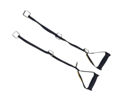 Hoist Strap Handles With 3 Square-Rings