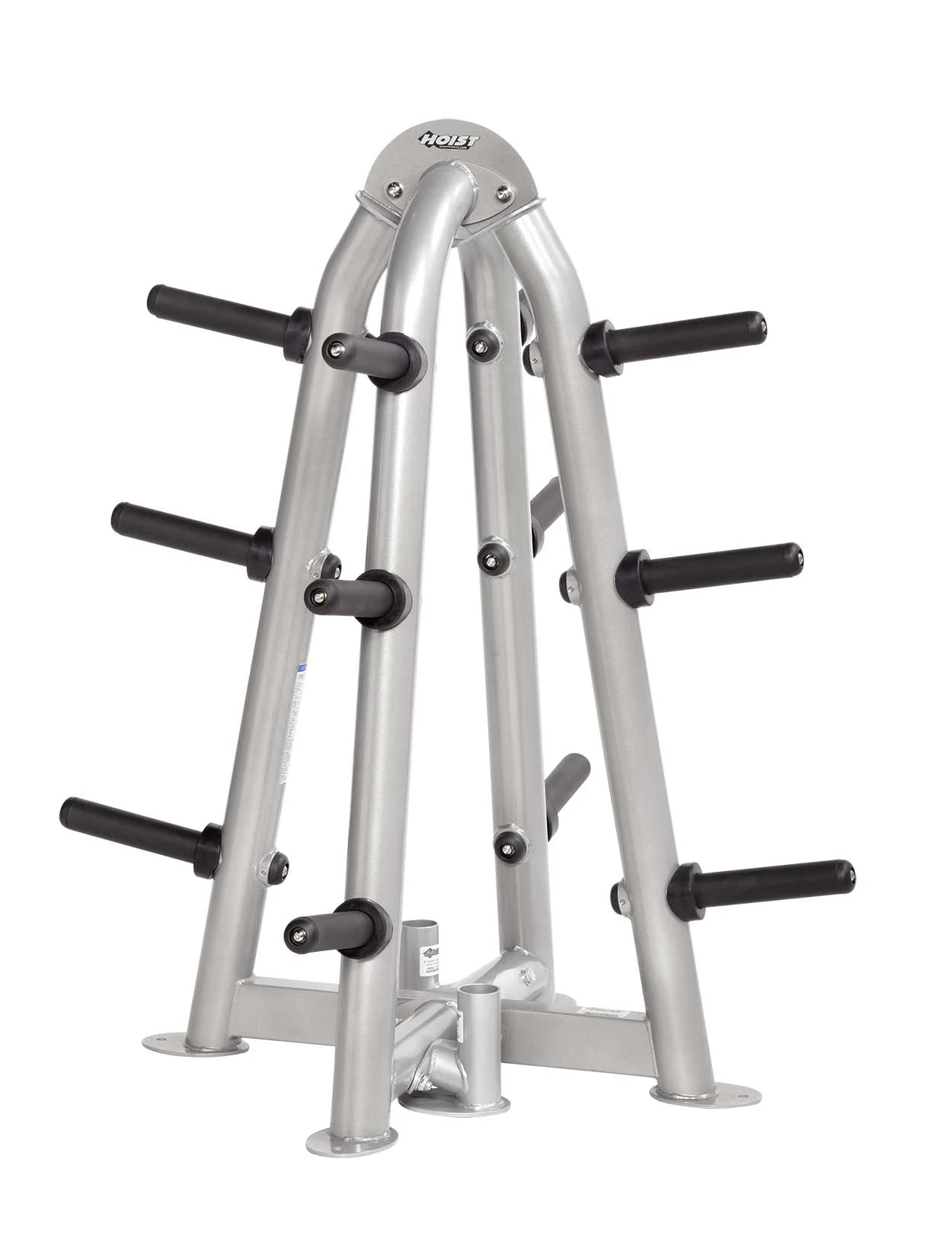 Hoist Fitness CF-3444 4-Sided Olympic Plate Tree full view | Fitness Experience