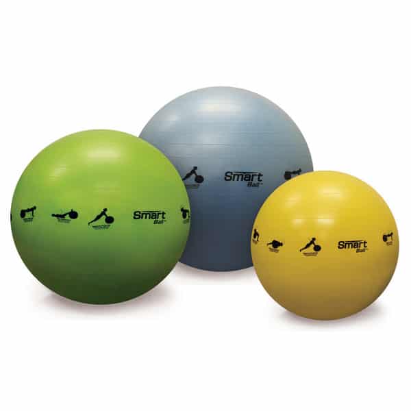 Prism Fitness Smart Stability Balls - Yellow view with all color options | Fitness Experience