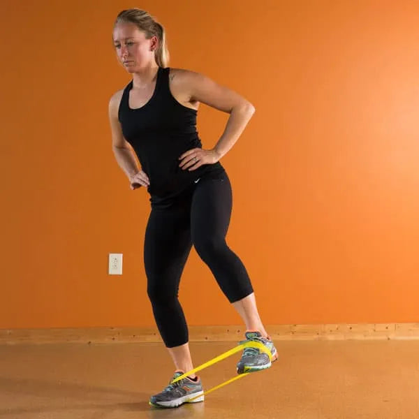 Prism Fitness Mini Flat Bands - 3 Pack view in use | Fitness Experience