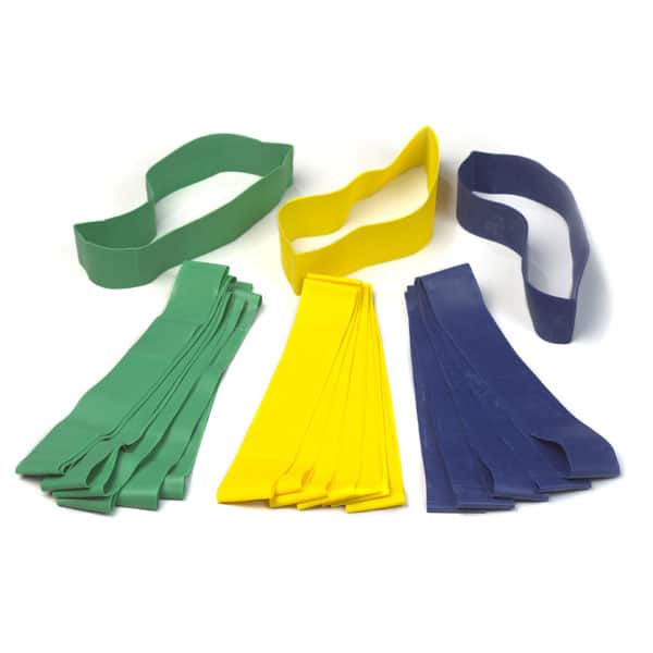 Prism Fitness Mini Flat Bands - Medium (set of 10) | Fitness Experience