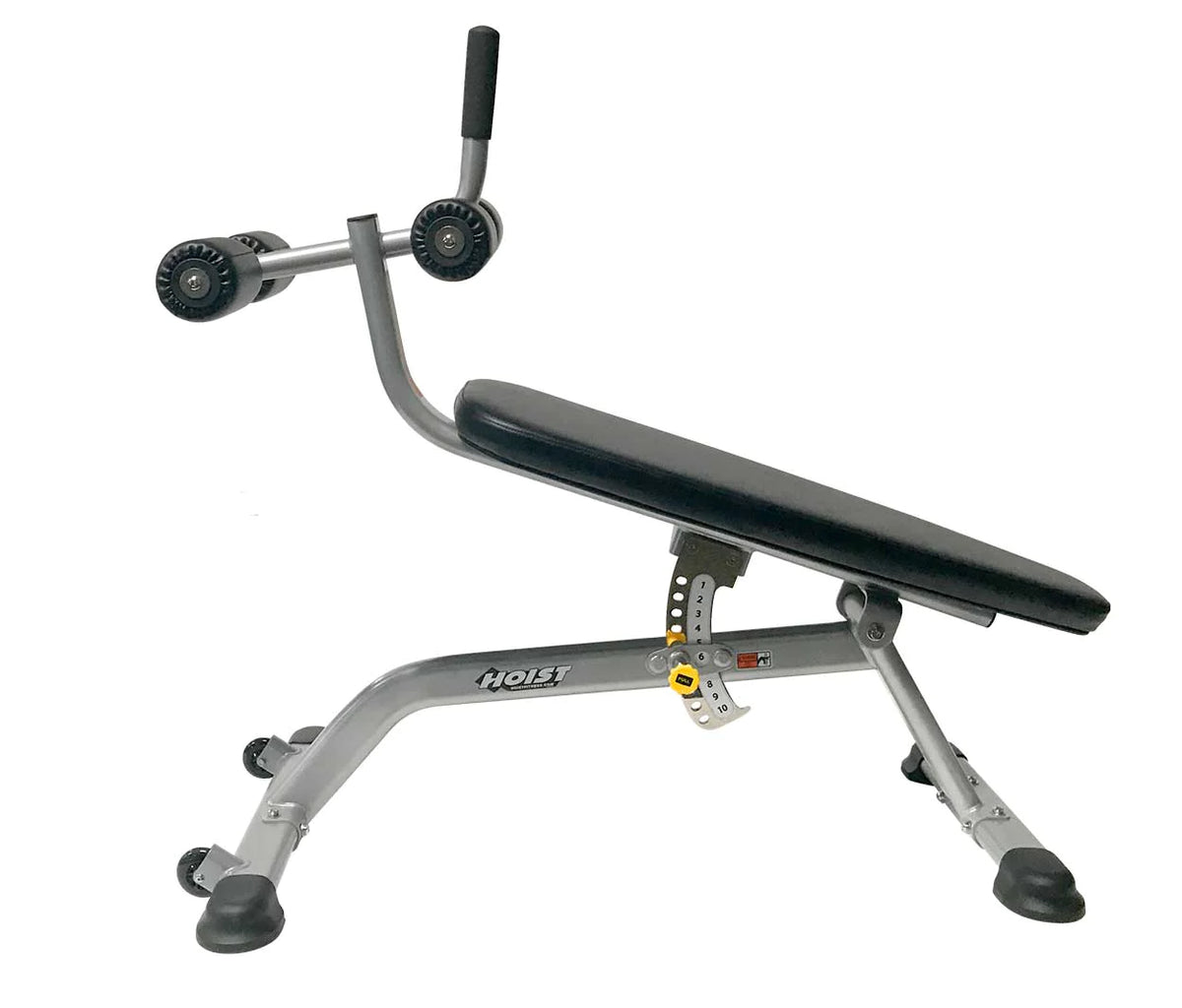 Hoist Fitness HF-5264 Adjustable Ab Bench inclined view | Fitness Experience