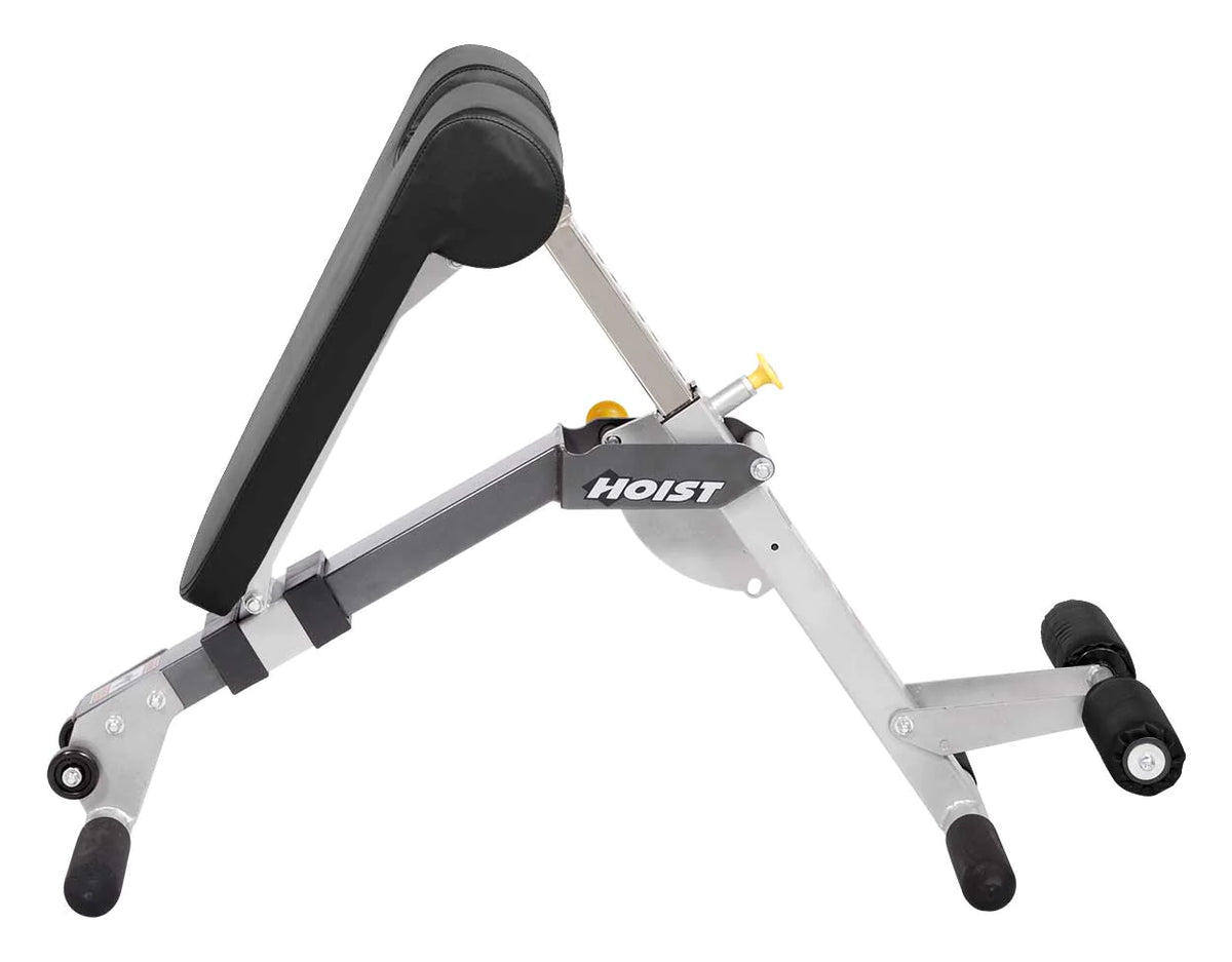 Hoist Fitness HF-4263 Ab/Back Hyper Bench side view | Fitness Experience