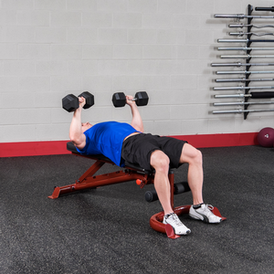 Body-Solid GFID100 Flat Incline Decline Bench flat view | Fitness Experience