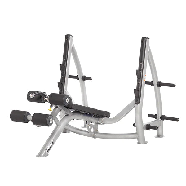 Hoist Fitness CF-3177 Olympic Decline Bench with black upholstery | Fitness Experience