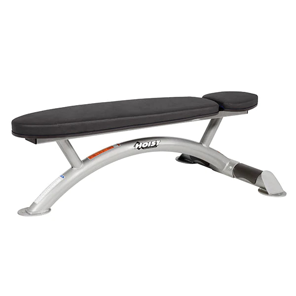 Hoist Fitness CF-3163 Flat Bench with black upholstery | Fitness Experience