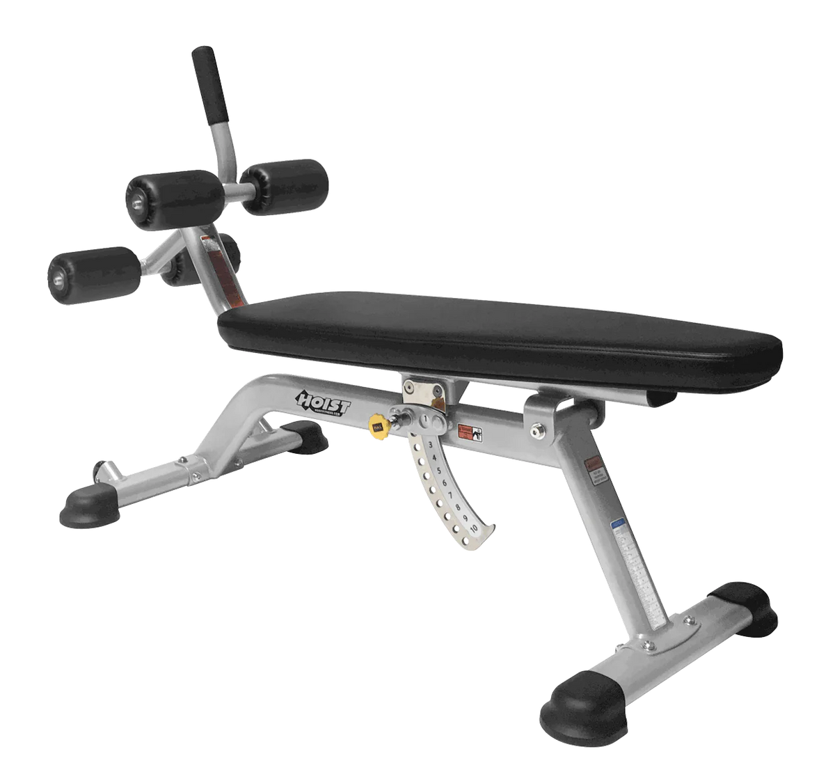 Hoist Fitness HF-5264 Adjustable Ab Bench full view | Fitness Experience