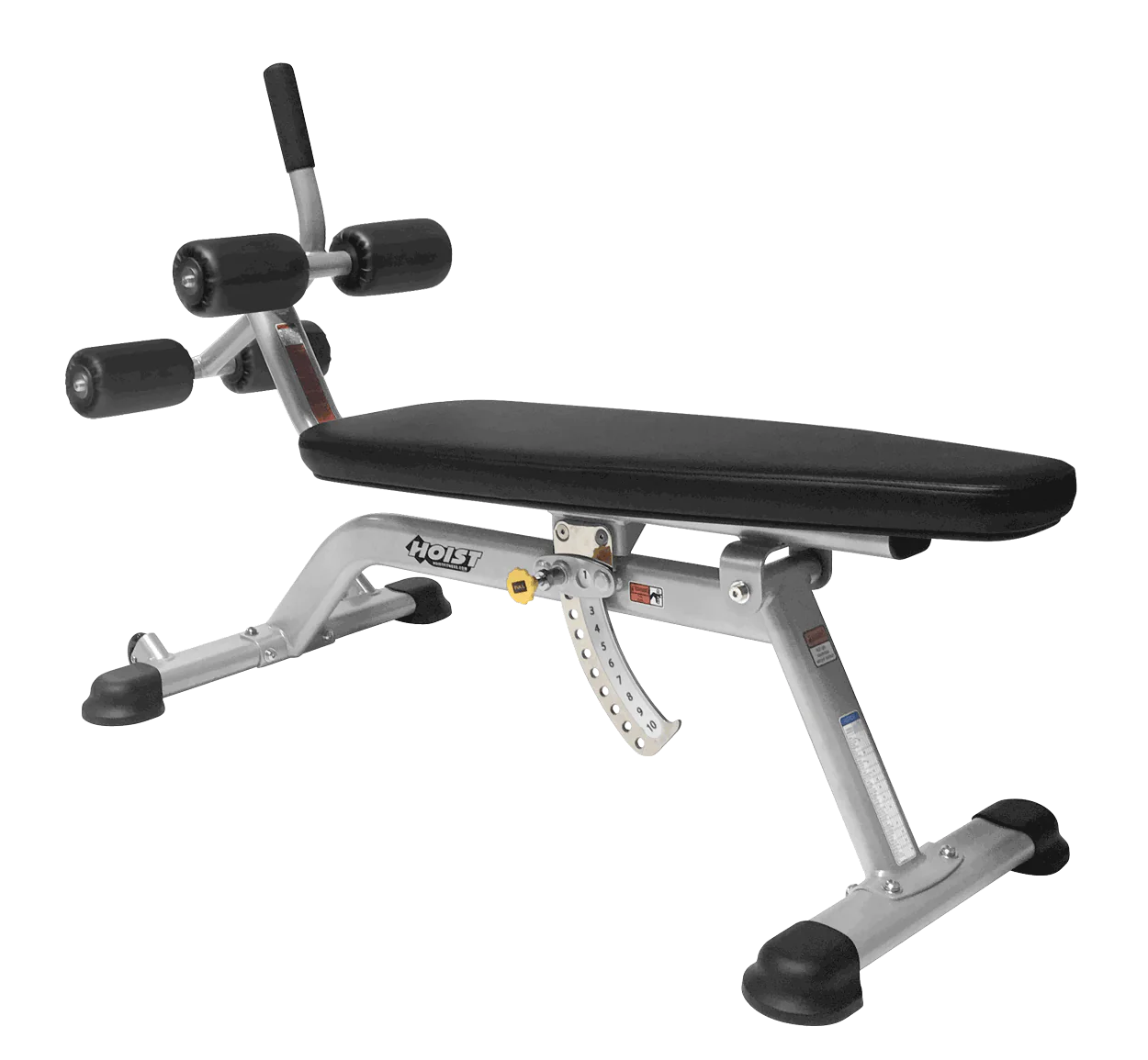 Hoist Fitness HF-5264 Adjustable Ab Bench full view | Fitness Experience