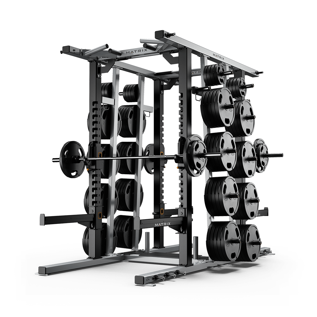 Matrix Fitness Magnum MEGA Double Half Rack Fitness Experience Fitness Experience Commercial