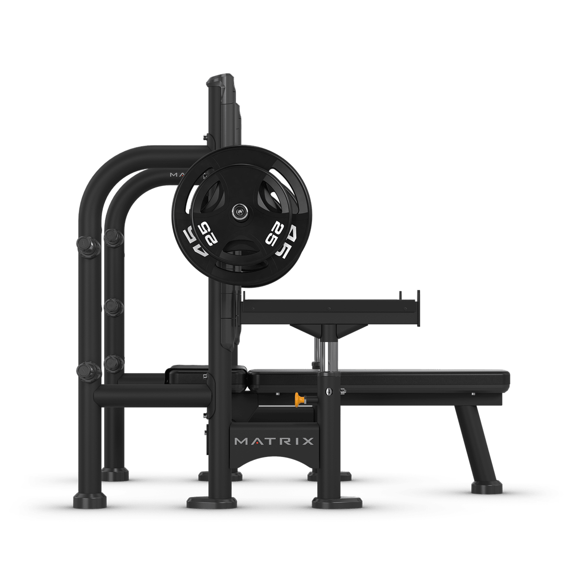 Matrix Magnum Olympic Flat Bench with Safety Arms