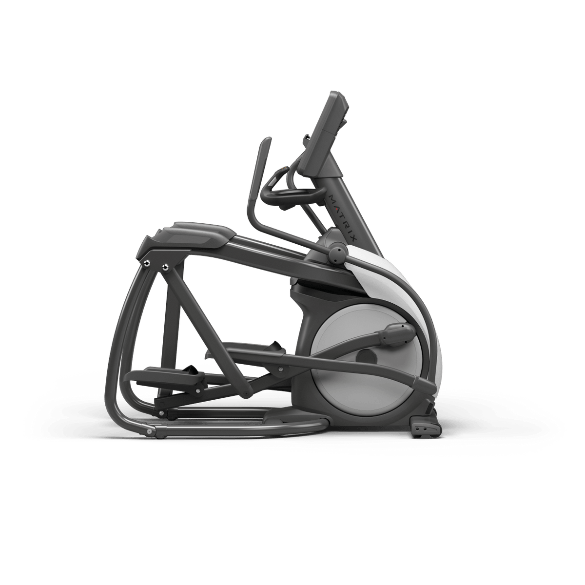 Matrix Fitness Performance Elliptical with Group Training Console side view | Fitness Experience