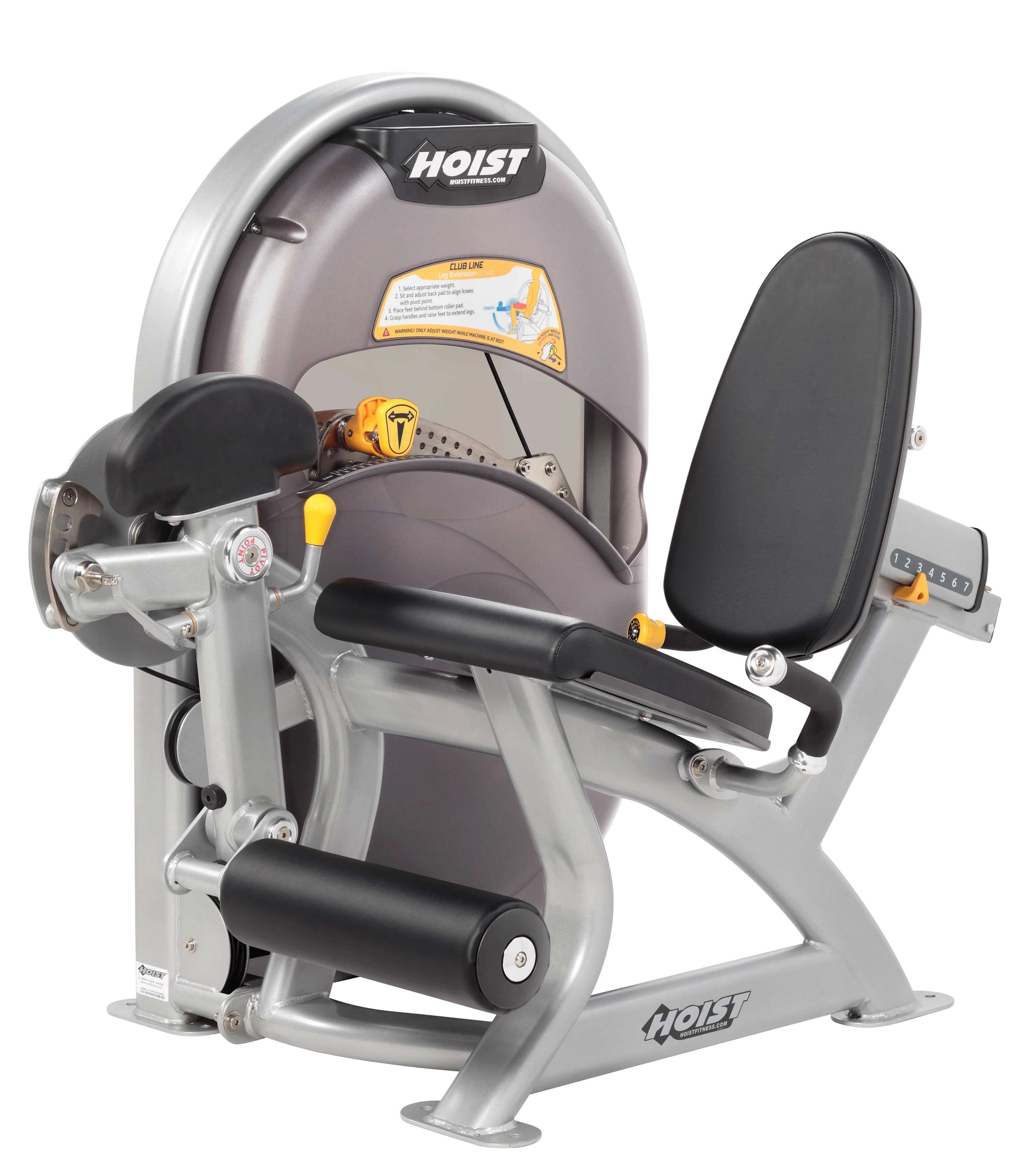 Hoist Fitness CL-3401 Leg Extension front view | Fitness Experience