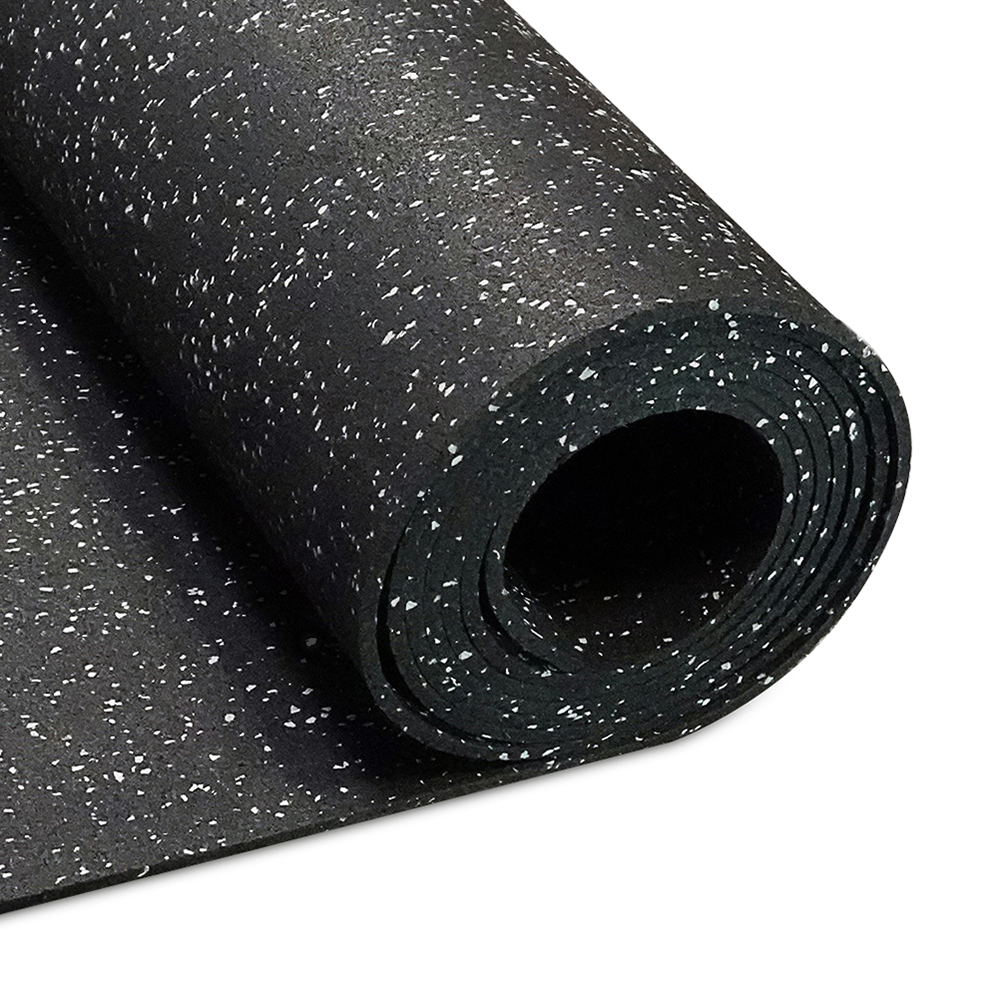 Fitway Rubber Gym Flooring - 4' x 25' Roll