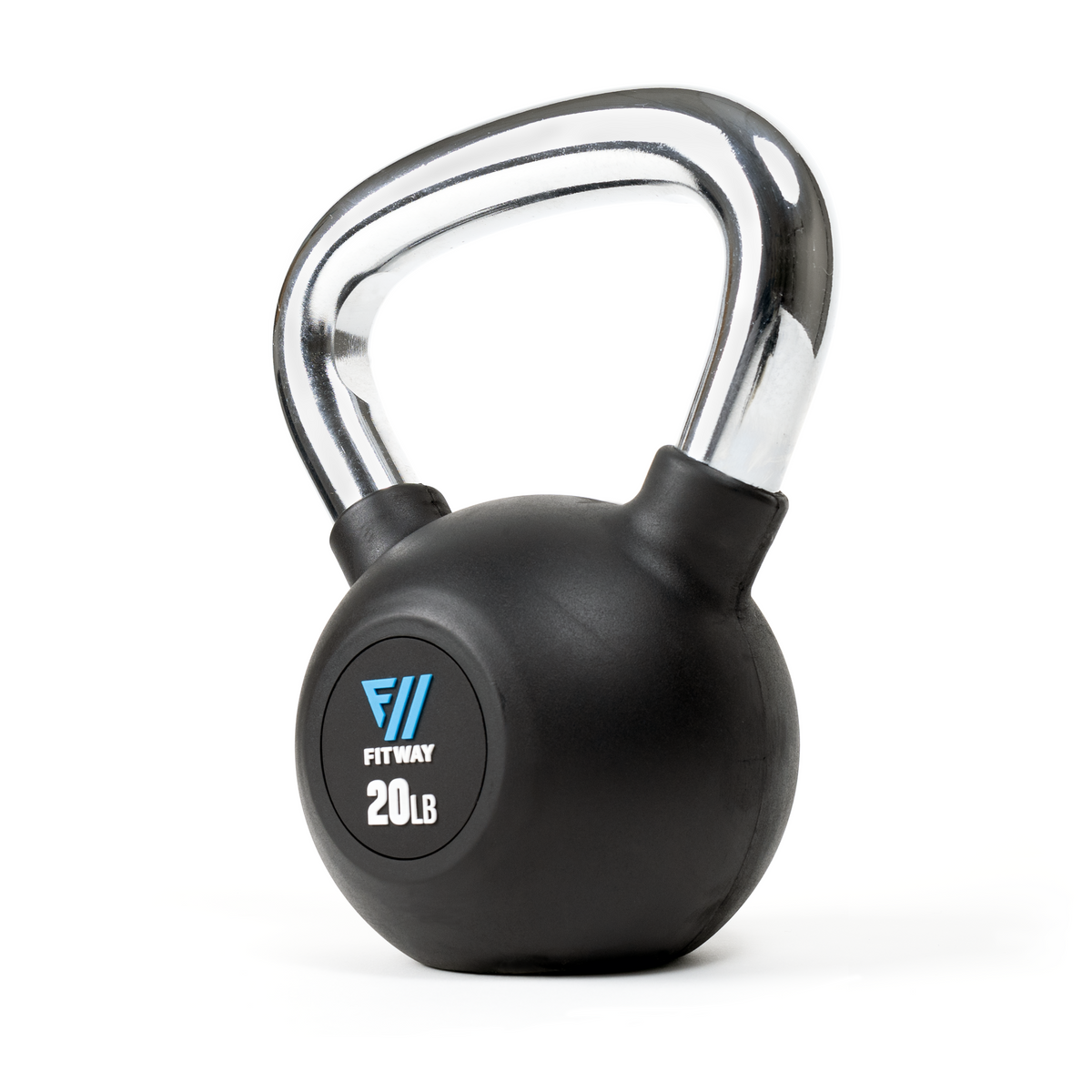 Fitway Rubber Coated Kettlebell - 5lb