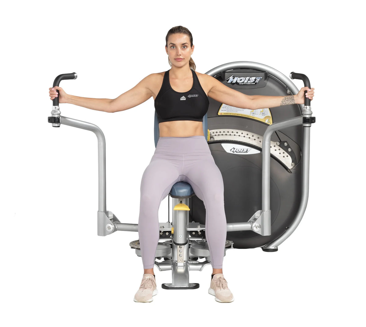 Hoist Fitness CL-3309 Pec Fly-Rear Delt view in use | Fitness Experience
