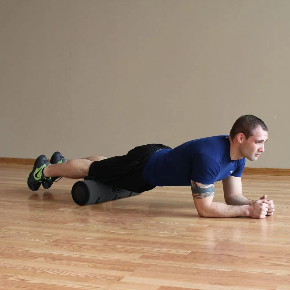 Prism Fitness Smart Recovery Foam Roller view in use | Fitness Experience
