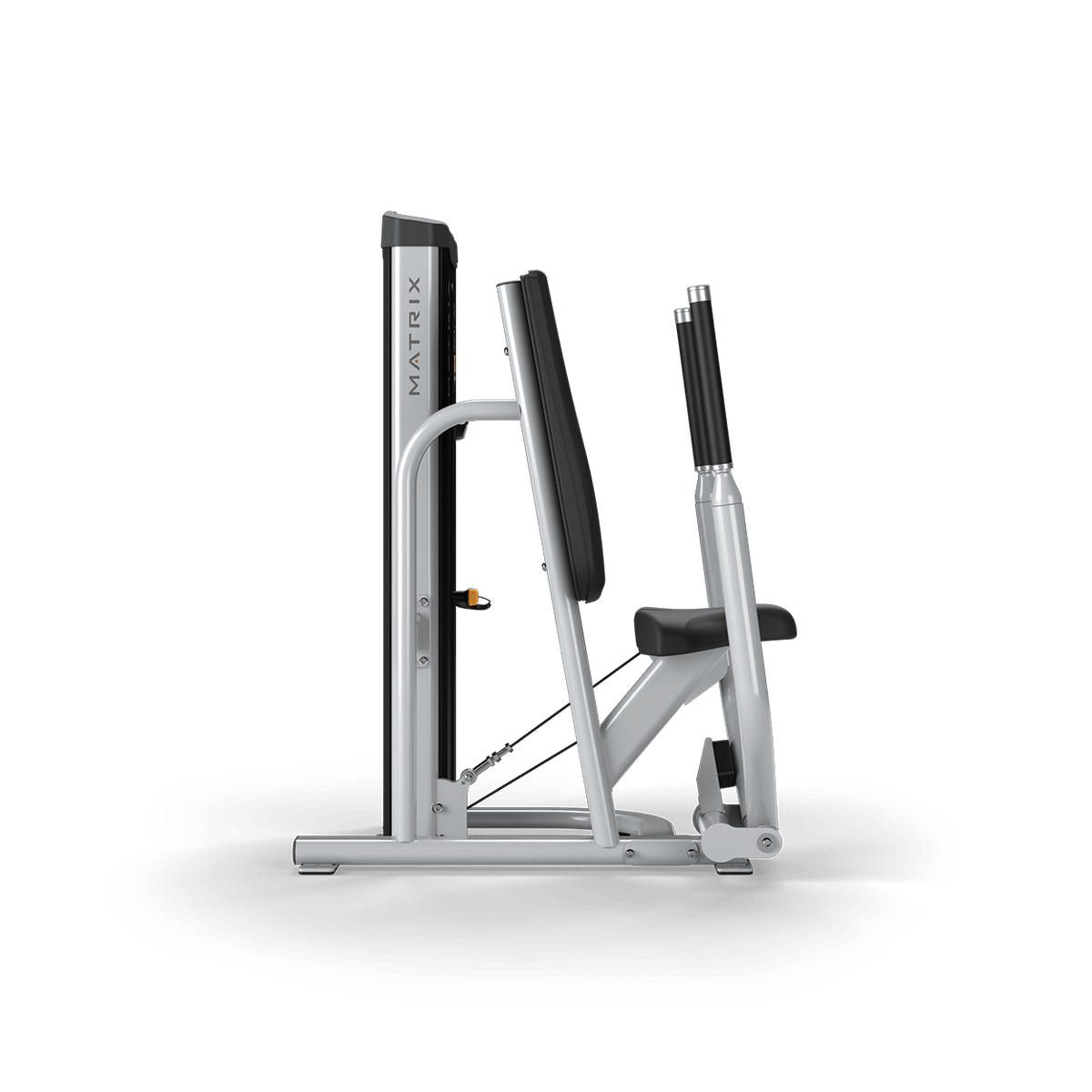 Matrix Fitness Go Series Chest Press side view | Fitness Experience