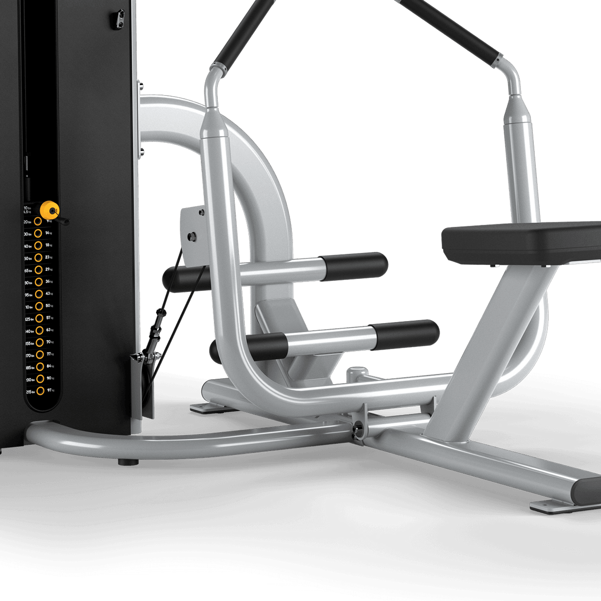 Matrix Fitness Go Series Seated Row seat view | Fitness Experience