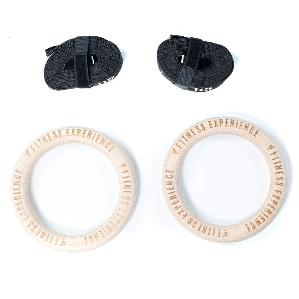 FitWay Equip. Gymnastic Rings - Basic Wood - Fitness Experience