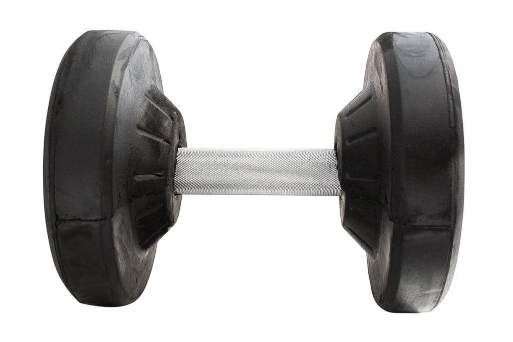 York - Medial Grip Pro DB Rubber Coated - 100Lb pair