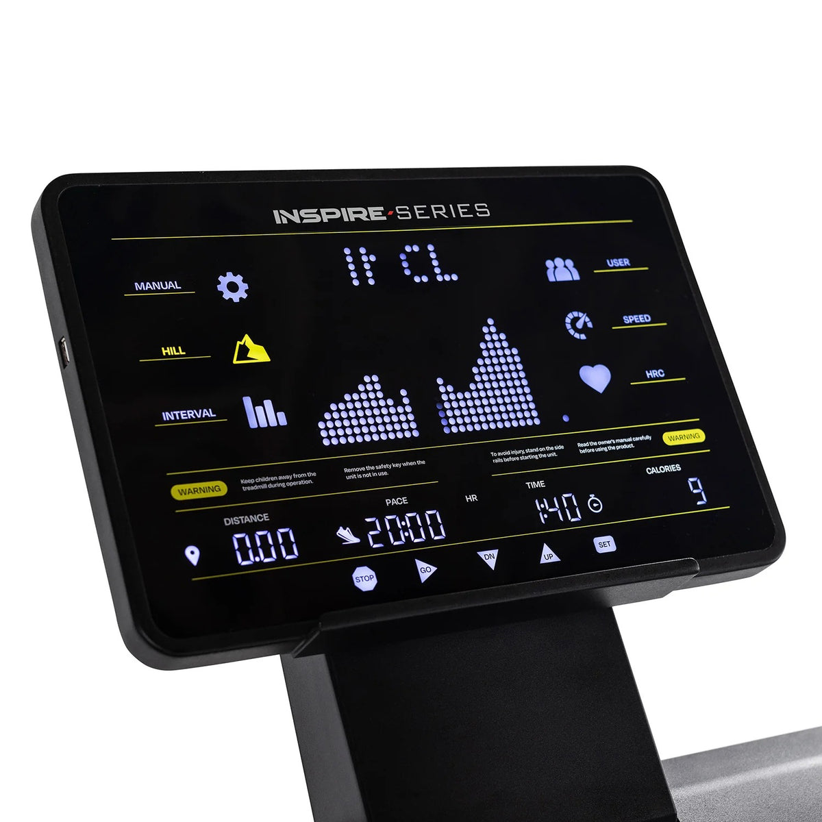 Inspire Series T7 Treadmill - 15" LED Display