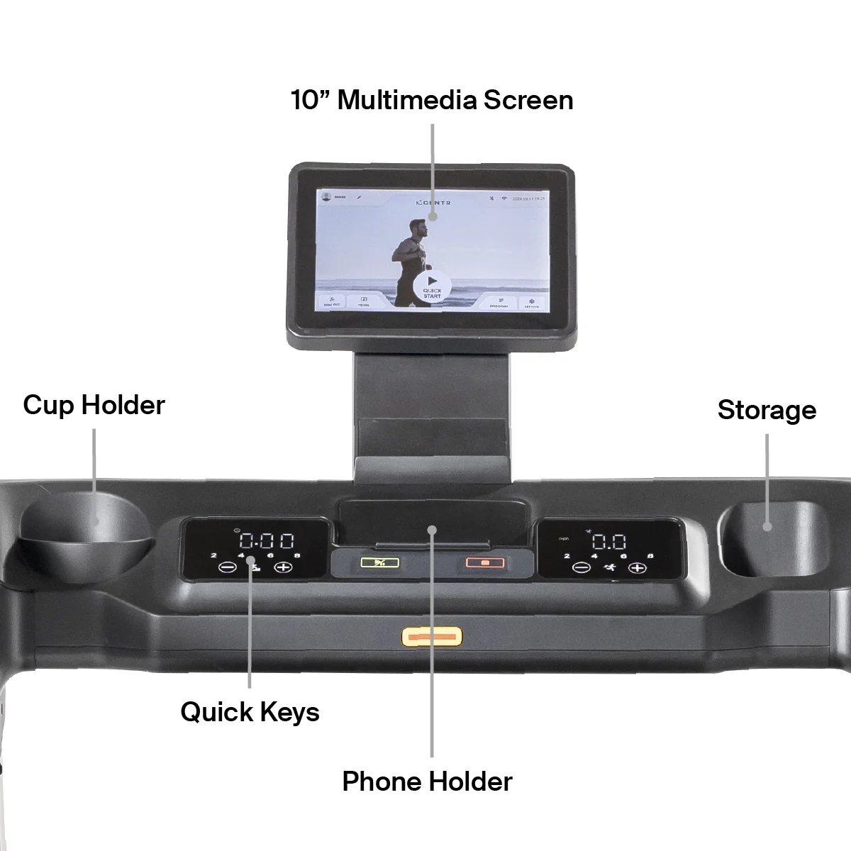 Inspire Series T4S Treadmill -10" Touchscreen