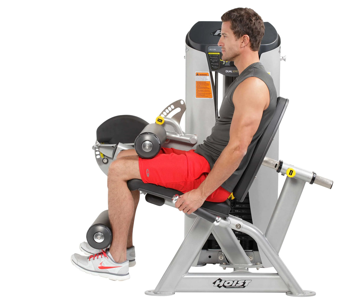 Hoist Fitness HD-3400 Leg Extension/Leg Curl view of leg extension exercise | Fitness Experience