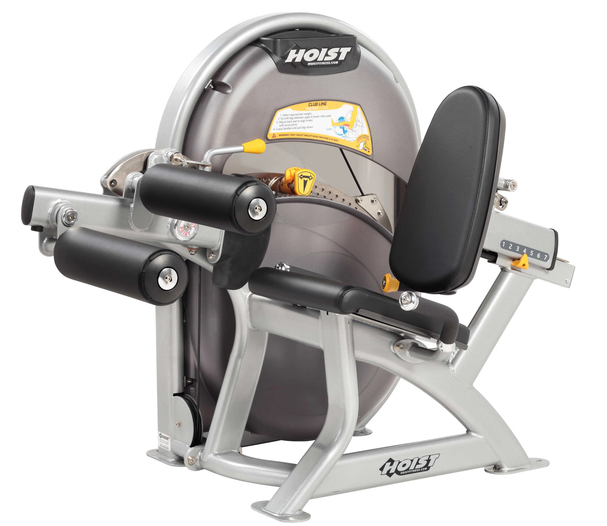 Hoist Fitness CL-3402 Leg Curl front view | Fitness Experience