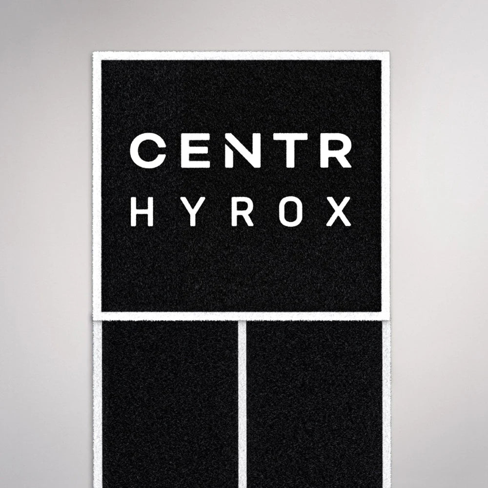 Hyrox 2 Lanes with End Zones - with Logo