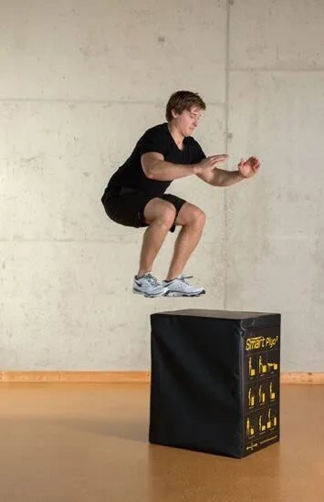 Prism Fitness Smart Soft Plyo Cube, 3 in 1 view in use | Fitness Experience