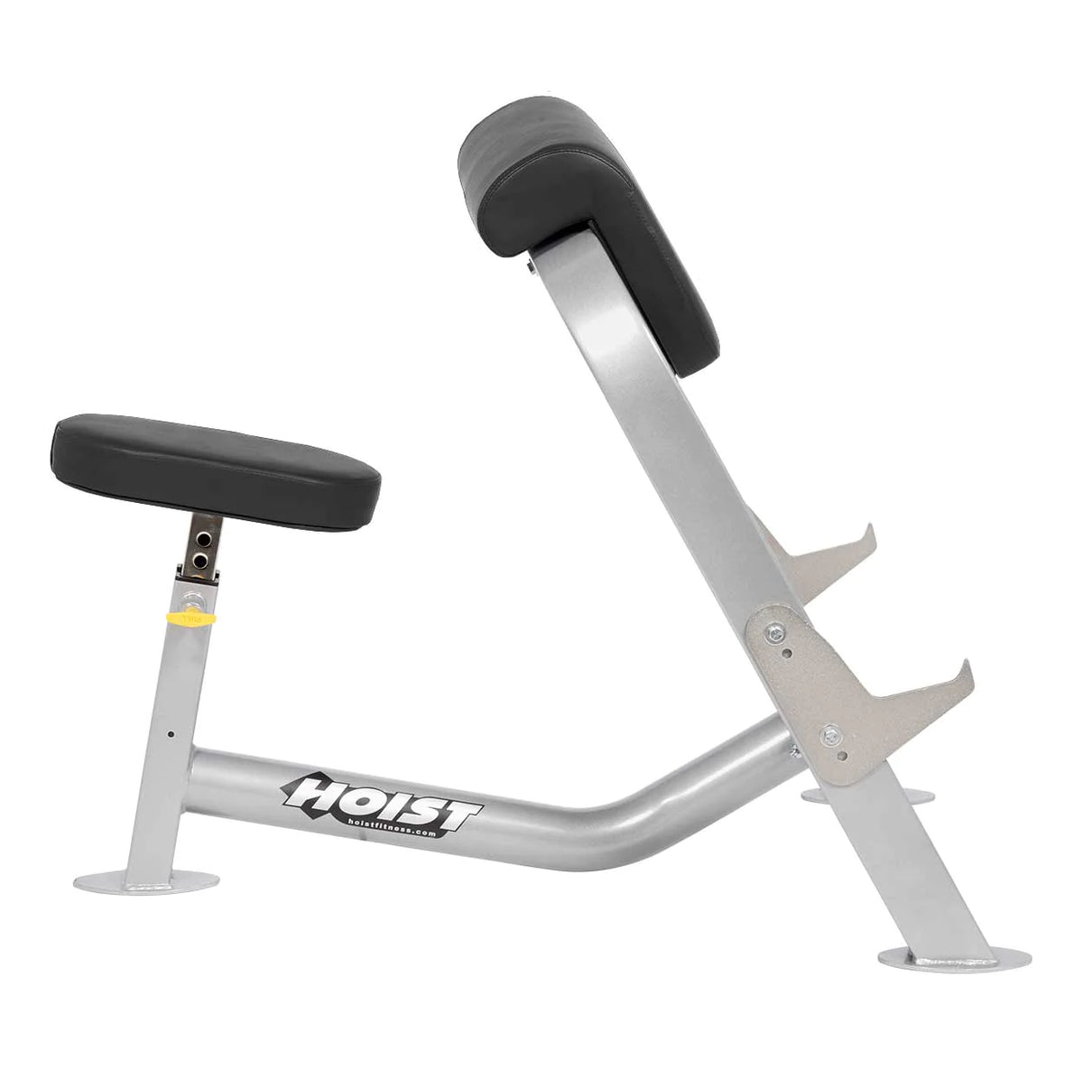 Hoist Fitness HF-4550 Preacher Curl Bench side view | Fitness Experience