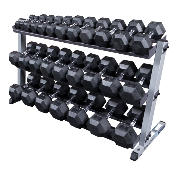 Body-Solid GDRT6 3rd Tier (for GDR60) Dumbbell Rack | Fitness Experience