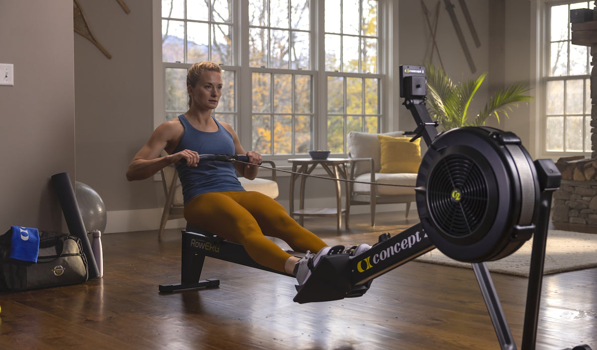 Concept2 RowErg view in use | Fitness Experience
