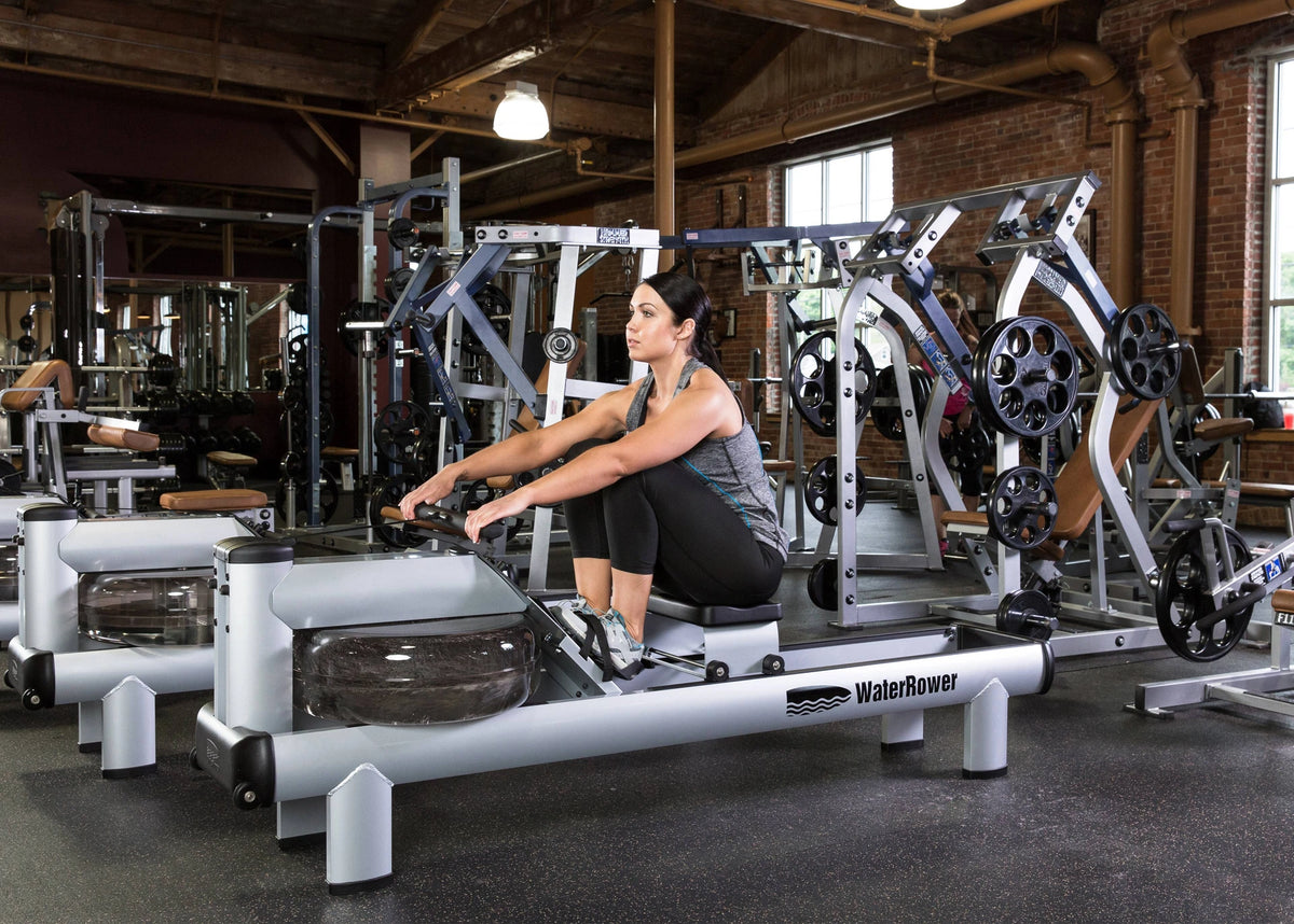 WaterRower M1 HiRise view in use | Fitness Experience